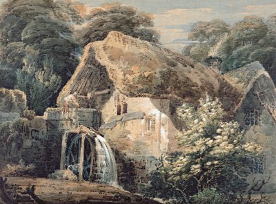 An Overshot Mill, Devon, 1797 by Thomas Girtin