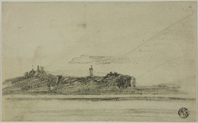 Castle on Shore by Thomas Girtin