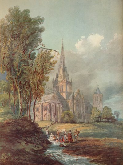 Glasgow Cathedral by Thomas Girtin