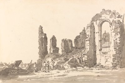 Ruins of the Savoy Palace, London by Thomas Girtin