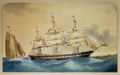 The clipper sailboat 