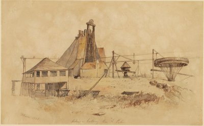 Hebburn Colliery, The A Pit by Thomas H. Hair