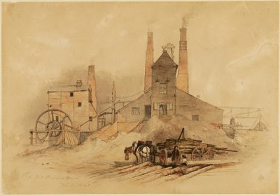 Old Pit, Burdon Main by Thomas H. Hair