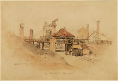 The Church Pit, Wallsend by Thomas H. Hair