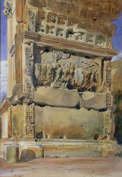 Arch of Titus, Rome by Thomas Hartley Cromek