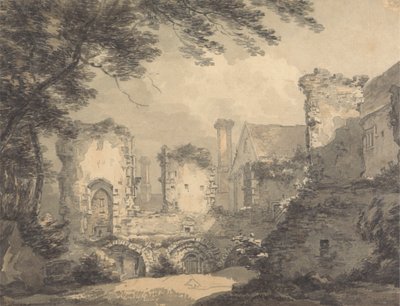 Castle Acre Priory by Thomas Hearne