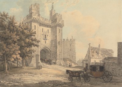 The Gateway of Lancaster Castle by Thomas Hearne