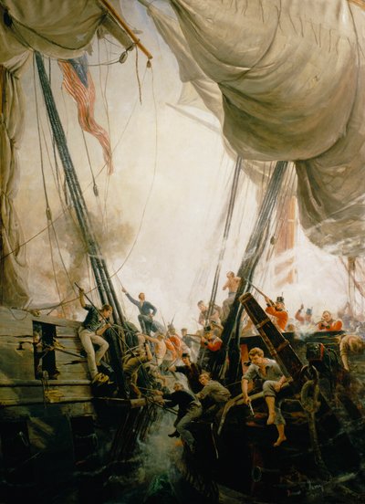 Boarding the Chesapeake by Thomas Henry
