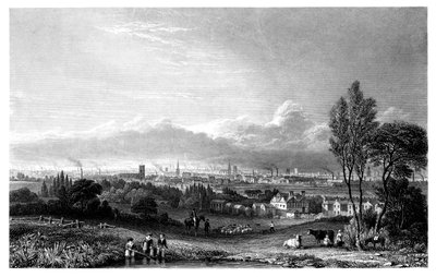 View of Manchester, 1844 by Thomas Higham