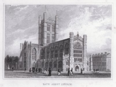 Bath Abbey Church by Thomas Hosmer Shepherd