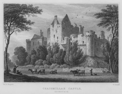 Craigmillar Castle, Edinburgh by Thomas Hosmer Shepherd