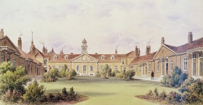 Emanuel Hospital, Tothill Fields, 1850 by Thomas Hosmer Shepherd