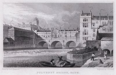 Pulteney Bridge, Bath by Thomas Hosmer Shepherd