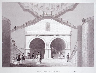 The Thames Tunnel, c.1851-55 by Thomas Hosmer Shepherd