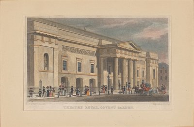 Theatre Royal Covent Garden, c. 1830 by Thomas Hosmer Shepherd