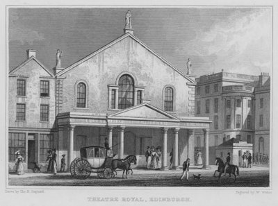 Theatre Royal, Edinburgh by Thomas Hosmer Shepherd