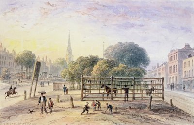 View of Islington Pound by Thomas Hosmer Shepherd