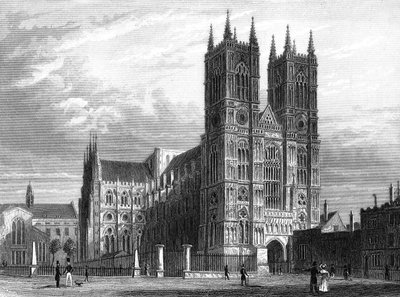 Westminster Cathedral, London 1858 by Thomas Hosmer Shepherd