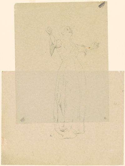 Woman with Outstretched Arms by Thomas Hovenden