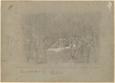 Egmont and Hoorn by Thomas Hovenden after Bernard Gaillot