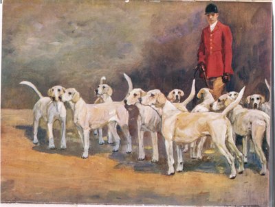 Master and hounds, illustration from 