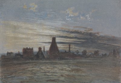 Oast House at Dusk by Thomas Lindsay