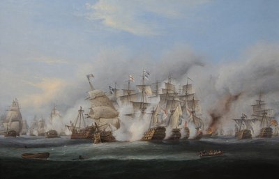 Battle of Trafalgar by Thomas Luny