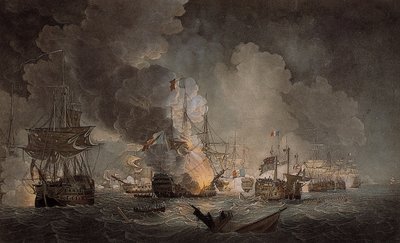 Battle of the Nile by Thomas Luny