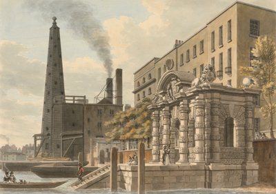 York Water Gate by Thomas Malton the Younger