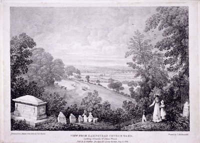 General View of Hampstead, London by Thomas Mann Baynes