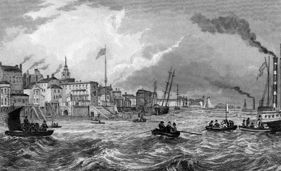 Gravesend, Kent, published 1831 by Thomas Mann Baynes