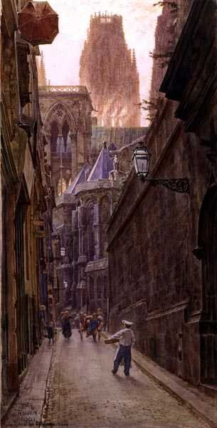 Rouen by Thomas Matthews Rooke