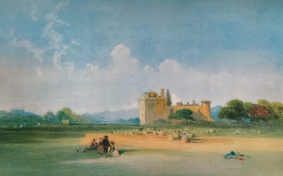 Craigmillar Castle by Thomas Miles Richardson I