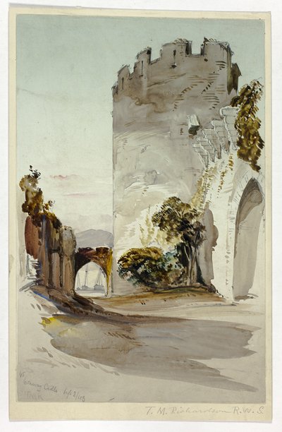 Conway Castle by Thomas Miles Richardson the younger