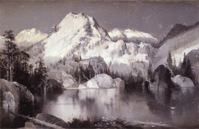 Crystal Lake by Thomas Moran