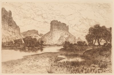 Green River, Wyoming Territory by Thomas Moran