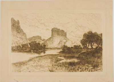 Green River, Wyoming Territory by Thomas Moran