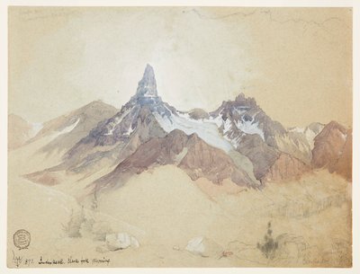 Index Peak, Clarks Fork, Wyoming by Thomas Moran