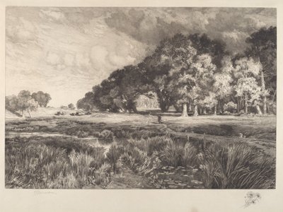 Long Island Landscape by Thomas Moran
