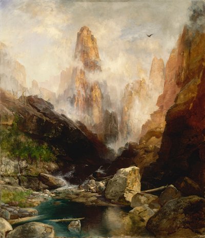 Mist in Kanab Canyon, Utah, 1892 by Thomas Moran
