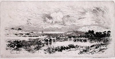 Montauk Ponds, Long Island by Thomas Moran