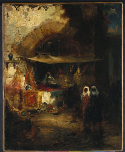 Moroccan Bazaar by Thomas Moran