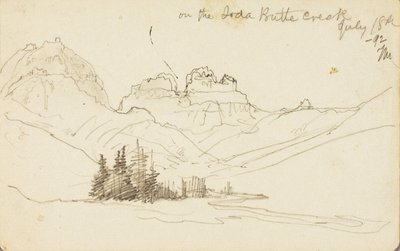 On the Soda Butte Creek by Thomas Moran