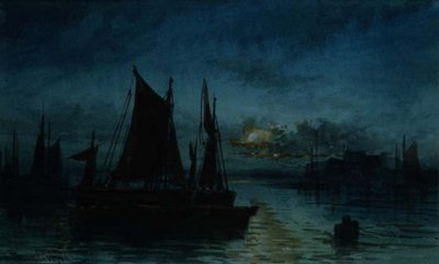 Off Southend on the Midway by Thomas Mortimer