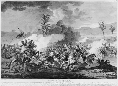 Battle of Sediman on 8th October 1798 by Thomas Naudet