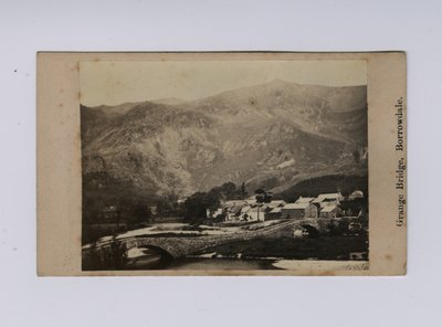 Grange Bridge, Borrowdale (b/w photo) by Thomas Ogle