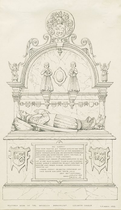 Colwich - Wolseley Monument by Thomas Peploe Wood