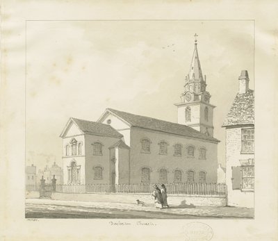 Darlaston Church by Thomas Peploe Wood