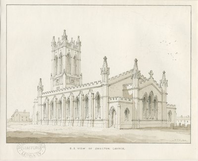 Shelton Church by Thomas Peploe Wood