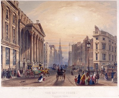 Mansion House Exterior, London by Thomas Picken